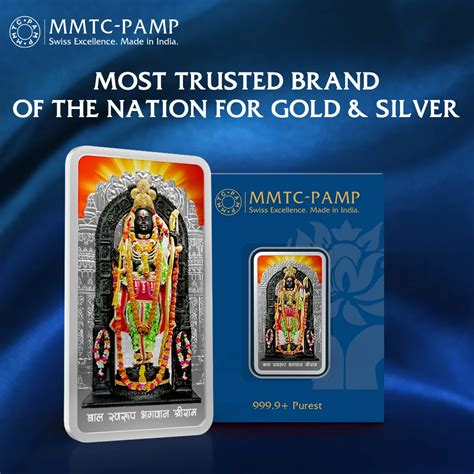 Buy Ram Lalla Purity Gm Silver Bar Mmtc Pamp