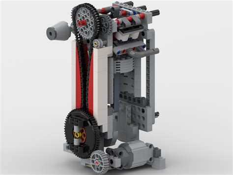 Lego Moc Stroke Cylinder Engine Dohc By Creativechad