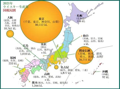 図解 日本酒の酒蔵数、国内売上、輸出額【都道府県別】 Alcholog アルコログ