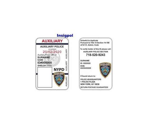 AACC Police ID Card Design Portfolium, 46% OFF