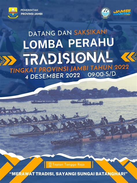 PODSI Jambi Gelar Lomba Perahu Tradisional Betara Id