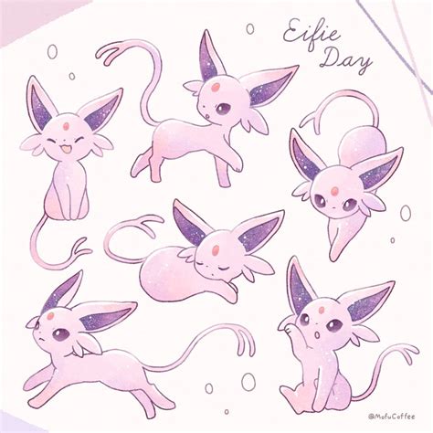 Espeon Pokemon Drawn By Mofucoffee Danbooru