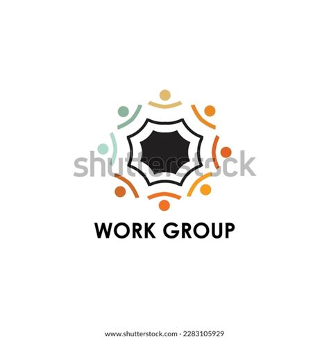 Work Group Logo Design Simple Stock Vector (Royalty Free) 2283105929 ...