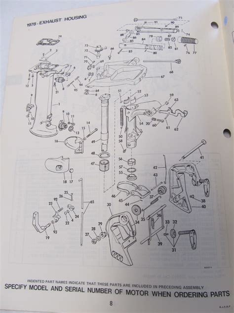 Johnson Outboard Parts Catalog Hp Green Bay Propeller Marine Llc