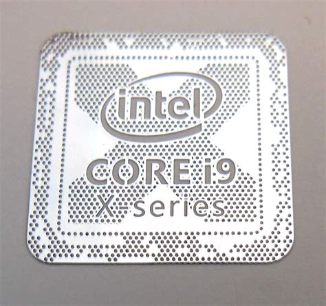 Amazon VATH Made Intel Core I9 X Series Metal Sticker 18 X 18mm