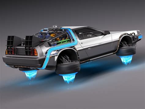 Back To The Future Delorean Episode 2 Future 3d Model 149 3ds Lwo Obj Max Fbx C4d Free3d