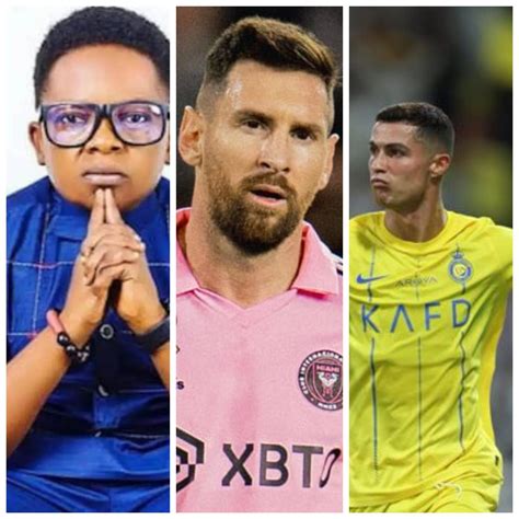 G.O.A.T debate: Popular Nigerian actor Aki picks Messi over Ronaldo