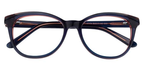 Margery Square Dark Blue Eyeglasses Vooglam