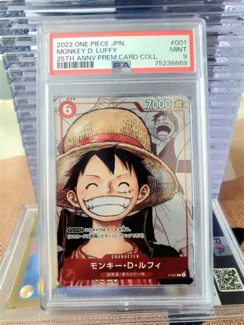 ONE PIECE MONKEY D Luffy 001 25th Anniversary Promo 2022 Japanisch PSA