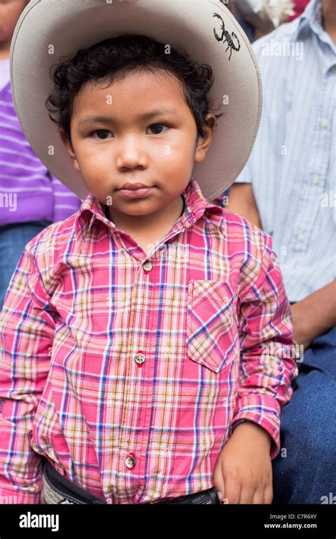 A Young Cowboy Charro At The Independence Day Celebrations Ajijic