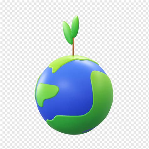 Ekologi Bumi Lingkungan Globe Global Planet Ikon 3d Png PNGWing