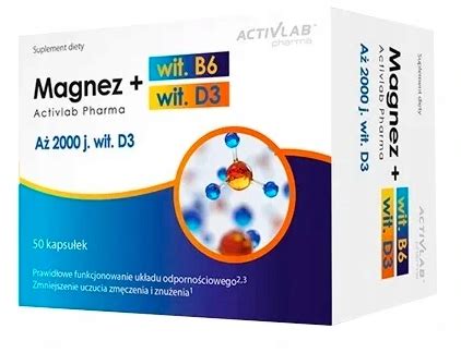 Activlab Magnez Witaminy B I D Odporno Kaps Allegro Pl