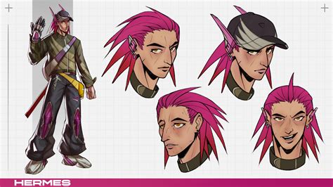 Andres Romero Heiwaku Hermes Character Concept Design