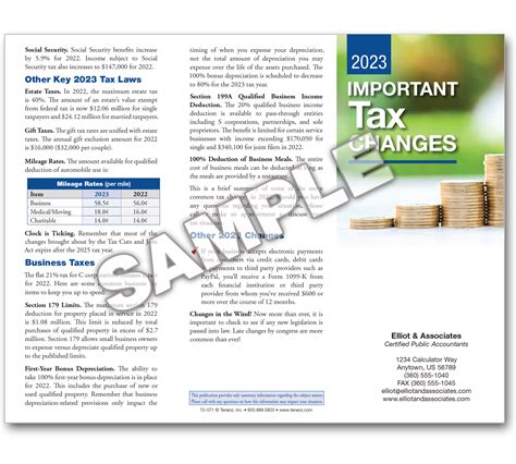 New Tax Changes For 2022