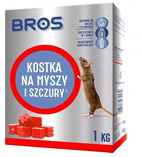 BROS Kostka Trutka Na Myszy I Szczury 1kg ERLI Pl