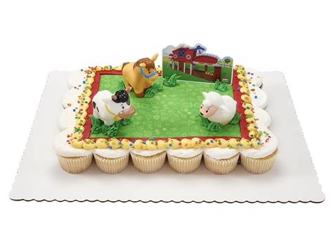 Little People Farm Friends Cupcake Cake - Walmart.com