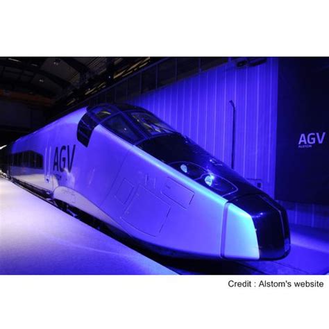 The AGV, the new fast train by Alstom – Sustainable development and ...