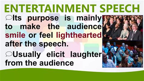 Types Of Speeches Ppt