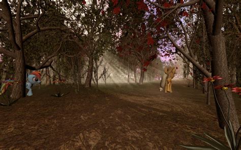 Mlpfim 3d Forest Scene By Veryoldbrony On Deviantart