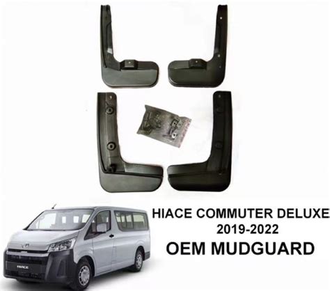 Toyota Hiace Commuter 2019 To 2022 OEM Mudguard 2020 2021 Mud Guard