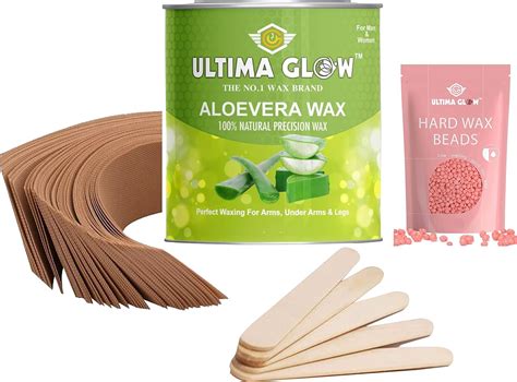 ULTIMA GLOW ULTIMA GLOW Hair Removal Aloevera Wax 600 Gram Strip Stick