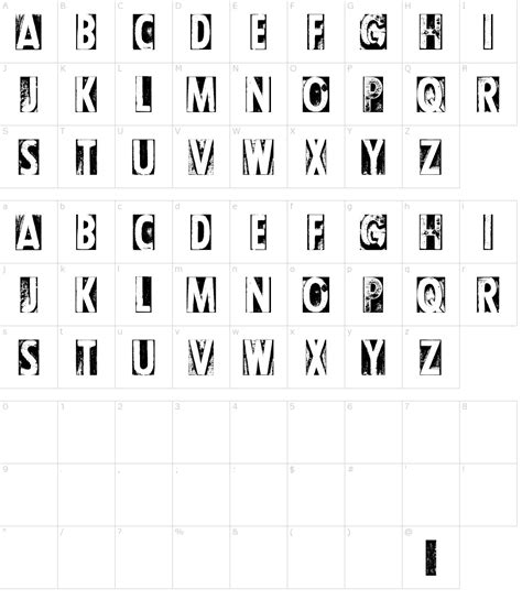 CF Letterpress Type Font Download