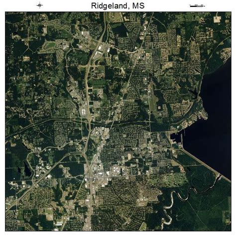 Aerial Photography Map of Ridgeland, MS Mississippi