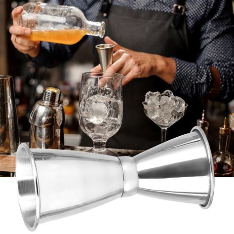 Lyumo Cocktail Jigger Bar Measuring Cup Stainless Steel Cocktail Jigger Double Head Measuring