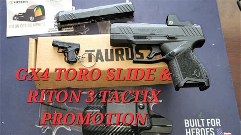 Unboxing And Installing The Gx4 Toro Slide With Riton 3 Promotion From Taurus Youtube