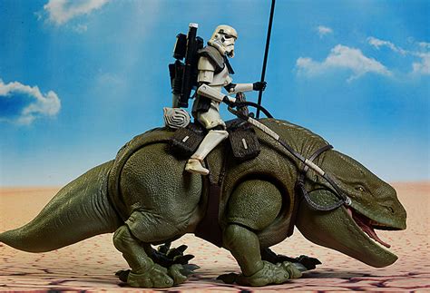 Review And Photos Of Sandtrooper And Dewback Star Wars Black Action Figure