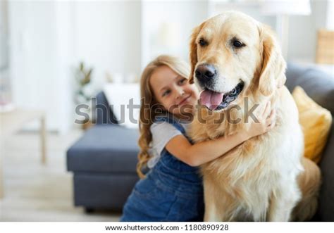 Young Purebred Labrador His Little Friend Stock Photo (Edit Now) 1180890928