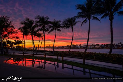 Sunset After A Rain Storm At Jupiter Inlet Park Lighthouse View Hdr Photography By Captain Kimo