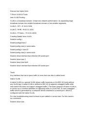 Section Implementing Campus Lan Connectivity Docx Discuss Two