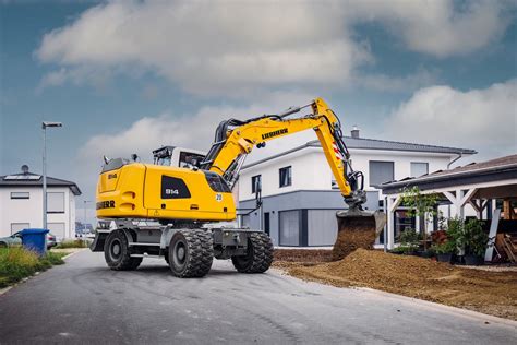 Liebherr A 914 Litronic gumikerekes kotró Proidea