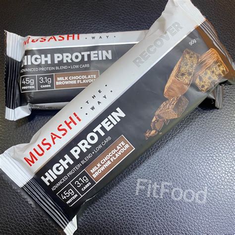 Musashi P45 Protein Bar 90g 1 Piece มุซาชิ โปรตีนบาร์ โปรตีนสูง45