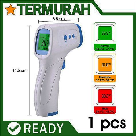 Termometer Infrared Thermometer Laser Tembak Pengukur Panas Suhu Tubuh