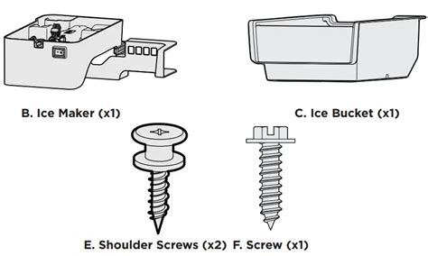 Frigidaire PRFC2383AF Automatic Ice Maker Instruction Manual