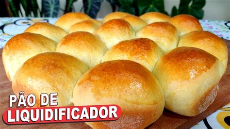 Pãozinho caseiro de liquidificador simples e super fofinho Incrível