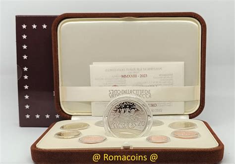 Vatican Proof Set 2023 With 20 Euro Silver Romacoins