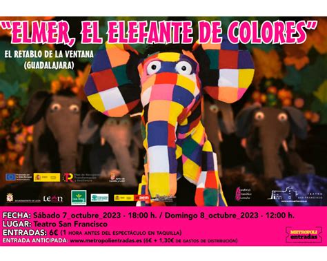 Elmer El elefante de colores Teatro San Francisco León Cultural