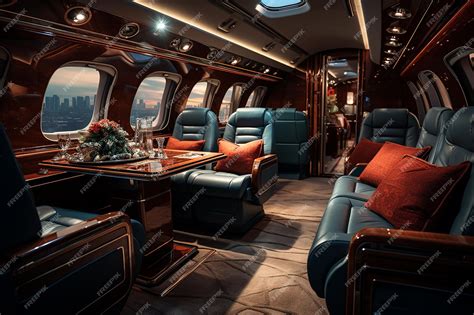 Premium AI Image | Private Jet Interior