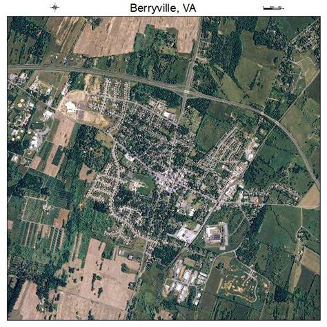 Aerial Photography Map of Berryville, VA Virginia