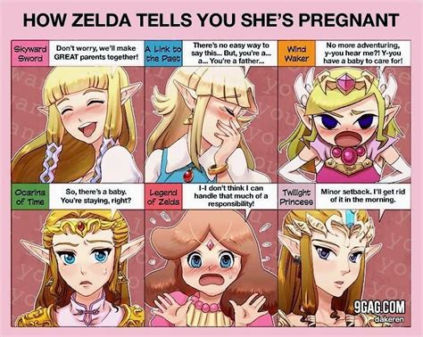 How Zelda Tells You She Is Pregnant ~ Legend Of Zelda Zelda Funny