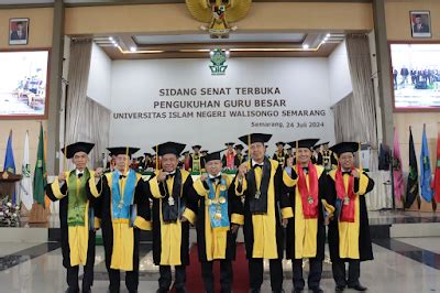 Uin Walisongo Kukuhkan Enam Guru Besar Guru Besar Bidang Ilmu Falaq