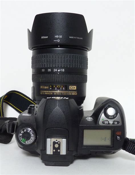 Nikon D70 with 18-70mm Lens in Original Box – Camera Exchange