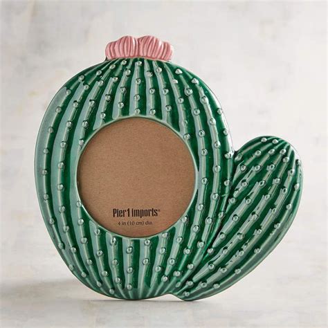 Pier Imports Ceramic Cactus Photo Frame Buy Picture Frames Cactus