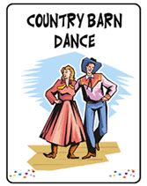 Free Printable Country Barn Dance Party Invitations