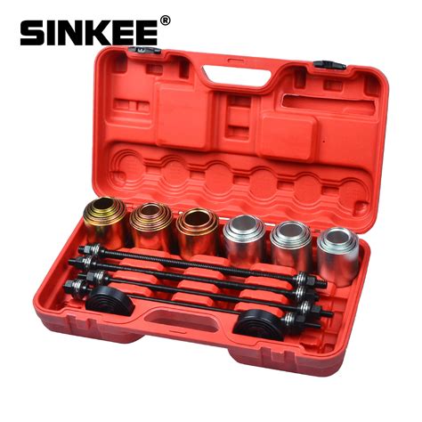 26Pcs Universal Press And Pull Sleeve Tool Kit Bush Bearing Remover Set