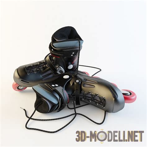 3D модель – Роликовые коньки