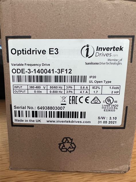 Invertek Optidrive E Ode F Ebay